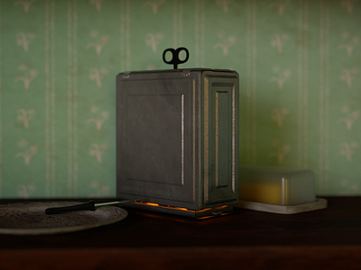 Toaster 3d animation art cinema cinema4d design film illustration render toaster