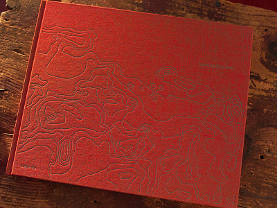 foil stamped book cover book cover contour foil stamp map topography