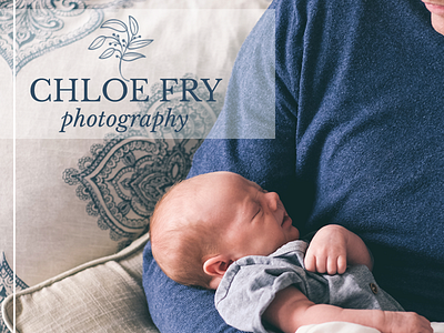 100 Days of Logos | Day 12 clean icon leaf logo minimal newborn photo serif simple typography