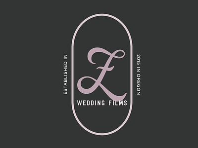 Logos Series 2 - Day 4 clean display font grey hipster logo monogram oval pink sans serif submark wedding