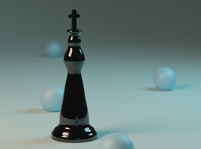 Chess King blender blender3d chess king realism