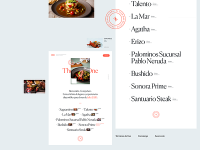 The Posh One Microsite, Exploration 01 art direction branding food interface design secret club store ui web design website