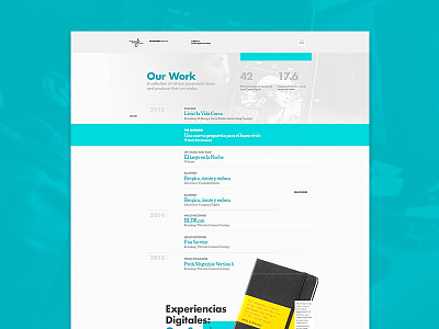 Our Work design portfolio ui website work