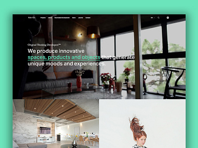 Kob + Co website: Home architecture furniture monterrey ui webdesign website