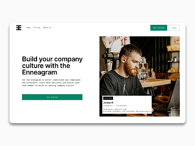 Ennie - Build Your Company Culture with the Enneagram cms cms development enneagram figma landing page personalities personality ui web app web app design web application design webdesign