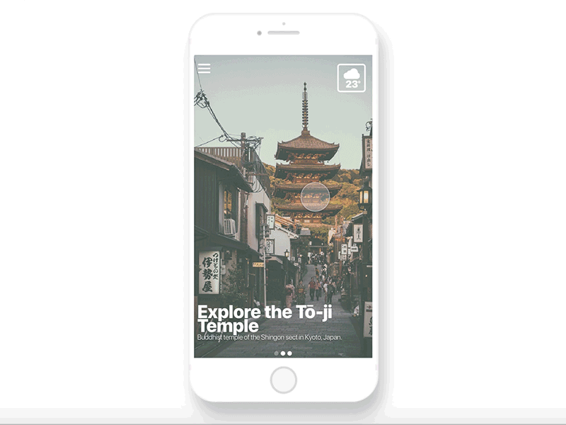 Debut - Day 14 Location App dailyui day 14 japan location location app