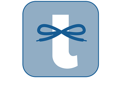Tumblr App Icon app branding design graphic design illustration logo typography vector