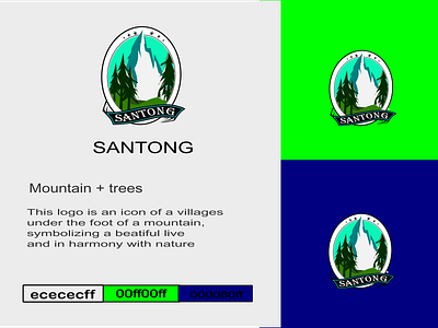 santong logo vintage
