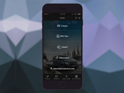 Automobile App automobile iphone 6 mobile app dashboard