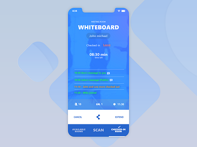 Whiteboard : A mobile chat app chat mobile app iphone app