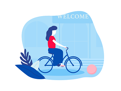 Travel illustrations 03 - Biking