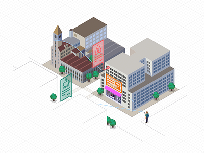 Enviewz Cisco affinity designer augmented reality awesome happy n excited illustration isometric technical