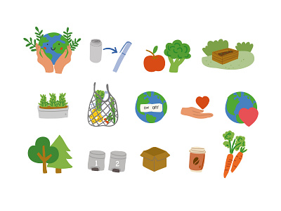 Ecology book icons