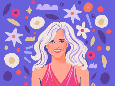 Day 25/30 Reese Witherspoon in Legally Blond 30 day challenge adobe illustrator character cover cute design illustration illustrator legally blond movie picture book portrait poster reese witherspoon vector woman