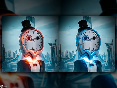 "Floating clock" - NFT Character design