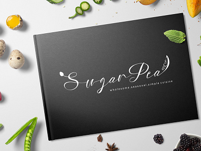 Sugarpea Logo balancedlogo casualeatery healthyeating logodesign