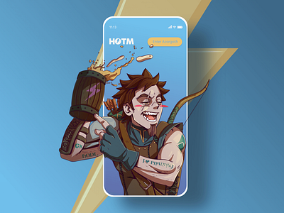 HOTM: RPG-based NFT brand (Responsive web design)