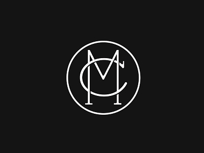 Monogram Logo for Cafe Machina branding graphic design logo monogram typography