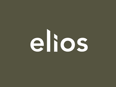 Elios design graphic design icon letters logo smart lightning typography