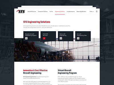 STS Aviation Group Website