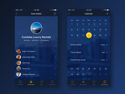 Oceanic iOS App | Luxury Rentals