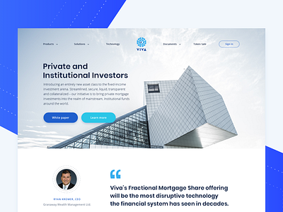 VIVA Landing Page