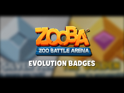 Zooba | Evolution Badges animation mobile gaming motion graphics ui unity