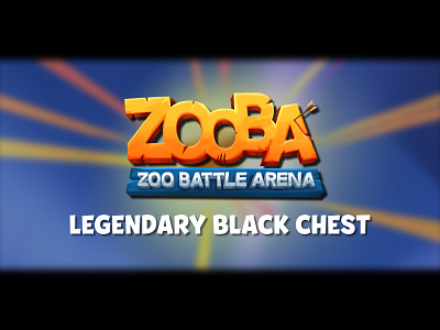 Zooba | Black Chest Presentation animation mobile gaming motion graphics ui unity
