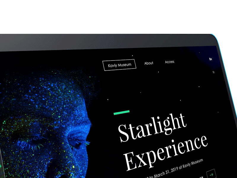 Homepage Starlight Experience