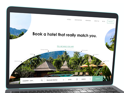 Landing Page - booking asia design homepage hotel hotel booking landingpage site travel travelling ui