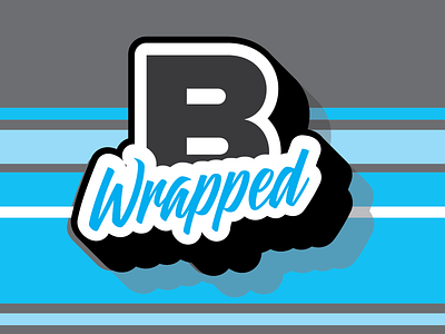 B Wrapped Logo branding design graphic design logo typography vector