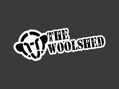 The Woolshed Logo branding design graphic design logo typography vector