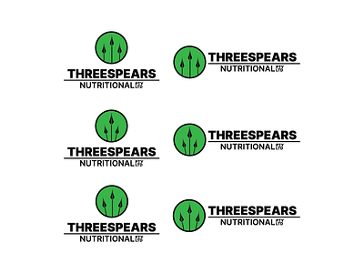 Threespears Logo branding design graphic design logo typography vector