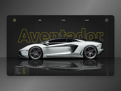 Simple car selector adobe xd graphic design ui web