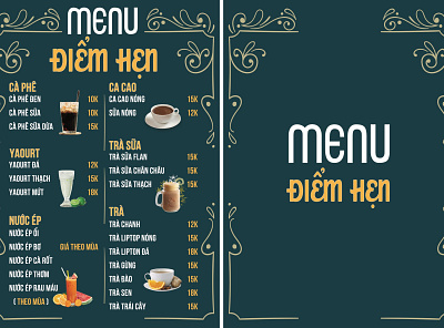 menu branding design graphic design illustration logo