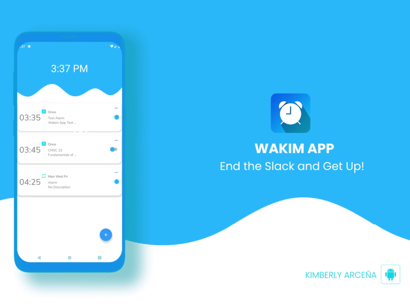 Wakim App QRBased Alarm System by Kimberly Arcena on Dribbble