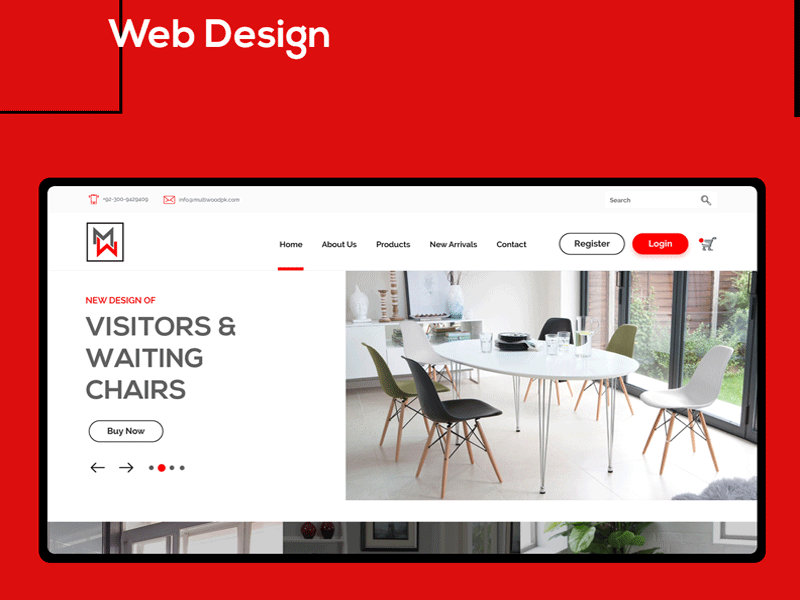 Vintage Farniture Web UI UX by Zeeshan Saleem on Dribbble