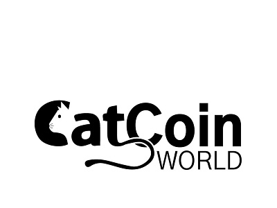 Catcoin world branding design graphic design logo logo design vector