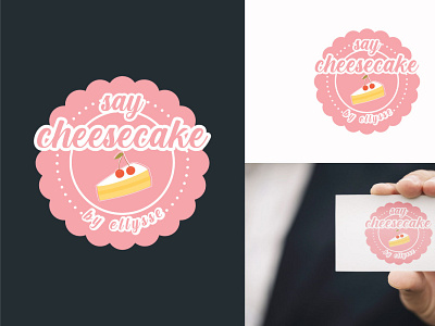 say cheesecake.... branding design graphic design illustration logo logo design