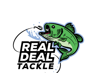 real deal tackle branding design graphic design illustration logo logo design