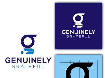 Genuinely grateful branding design graphic design illustration logo logo design