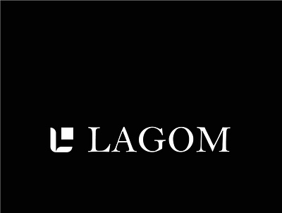 Lagom branding design graphic design illustration logo logo design