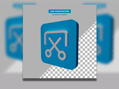 screenshot icon 3d rendering transparent background 3d rendering