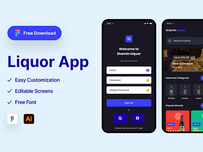 Liquor App UI