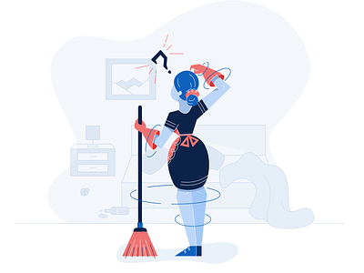 Dashboard Housekeeping Task Illustration
