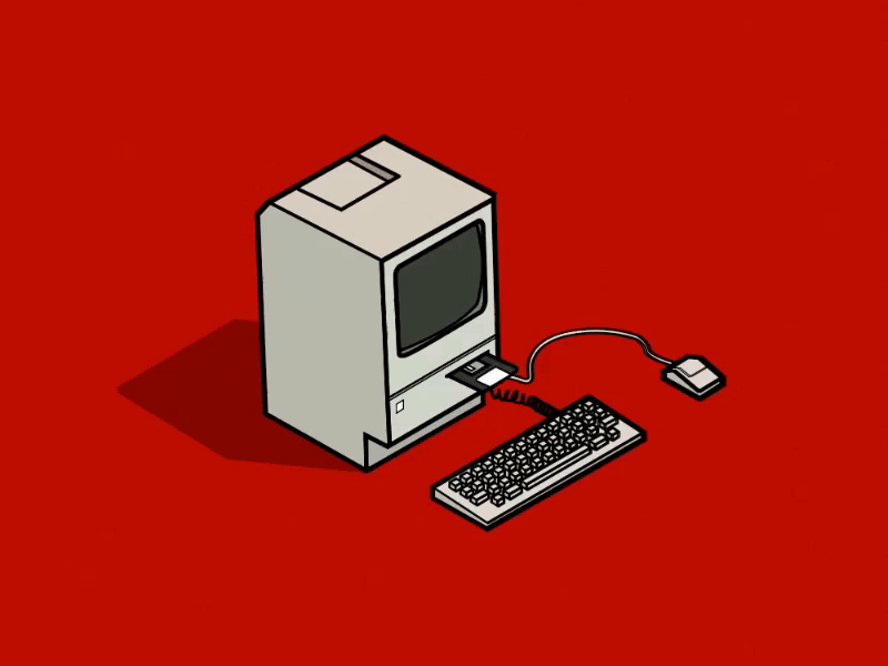 Retromodern: Graphic definition animation apple design apple ii illustration motion graphics netflix retro vector