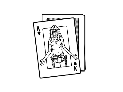 “Robe Iniesta, the king of the deck” extremoduro inktober inktober2019 king poker robe iniesta rock