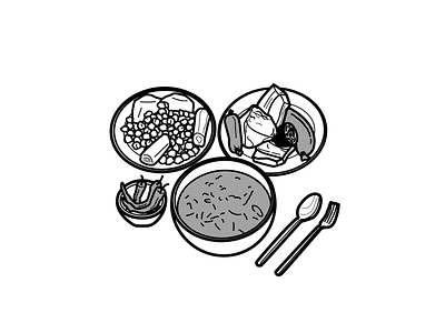 “Cocido: the spanish ramen cocido food illustration inktober inktober2019 tasty vector