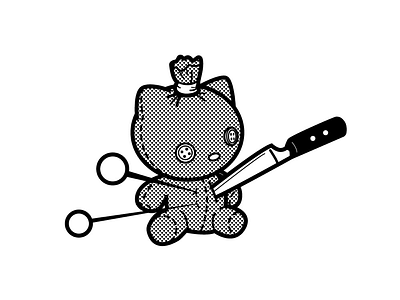 “Adolescence” adolescence hello kitty illustration inktober inktober2019 vector voodoo