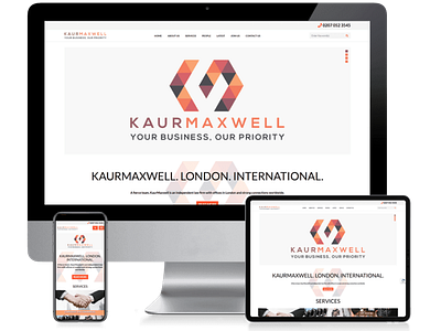 Kaur Maxwell - Law Firm Website Design
